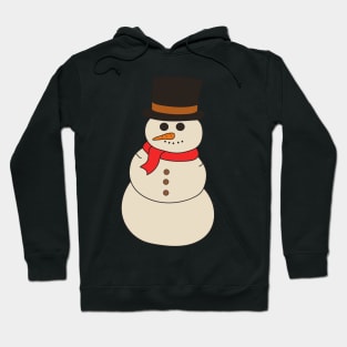 Snowman. Merry Christmas celebration. Hoodie